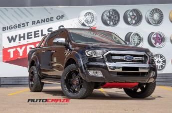 FORD RANGER AB811 SATIN BLACK GLOSS INSERTS